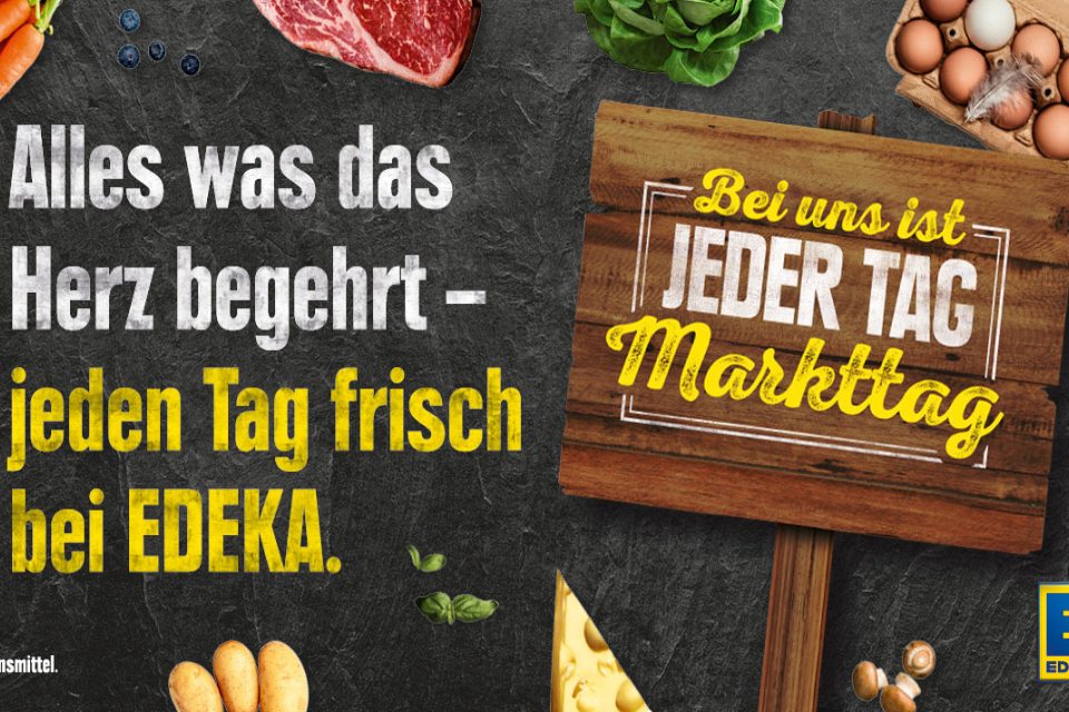 Irkens Lebensmittelhandels KG - Flyer EDEKA: „Jeder Tag ist Markttag“.