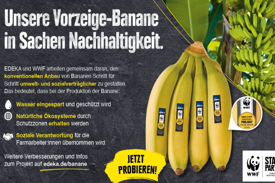 Irkens Lebensmittelhandels KG - Infoflyer EDEKA-Vorzeigebanane